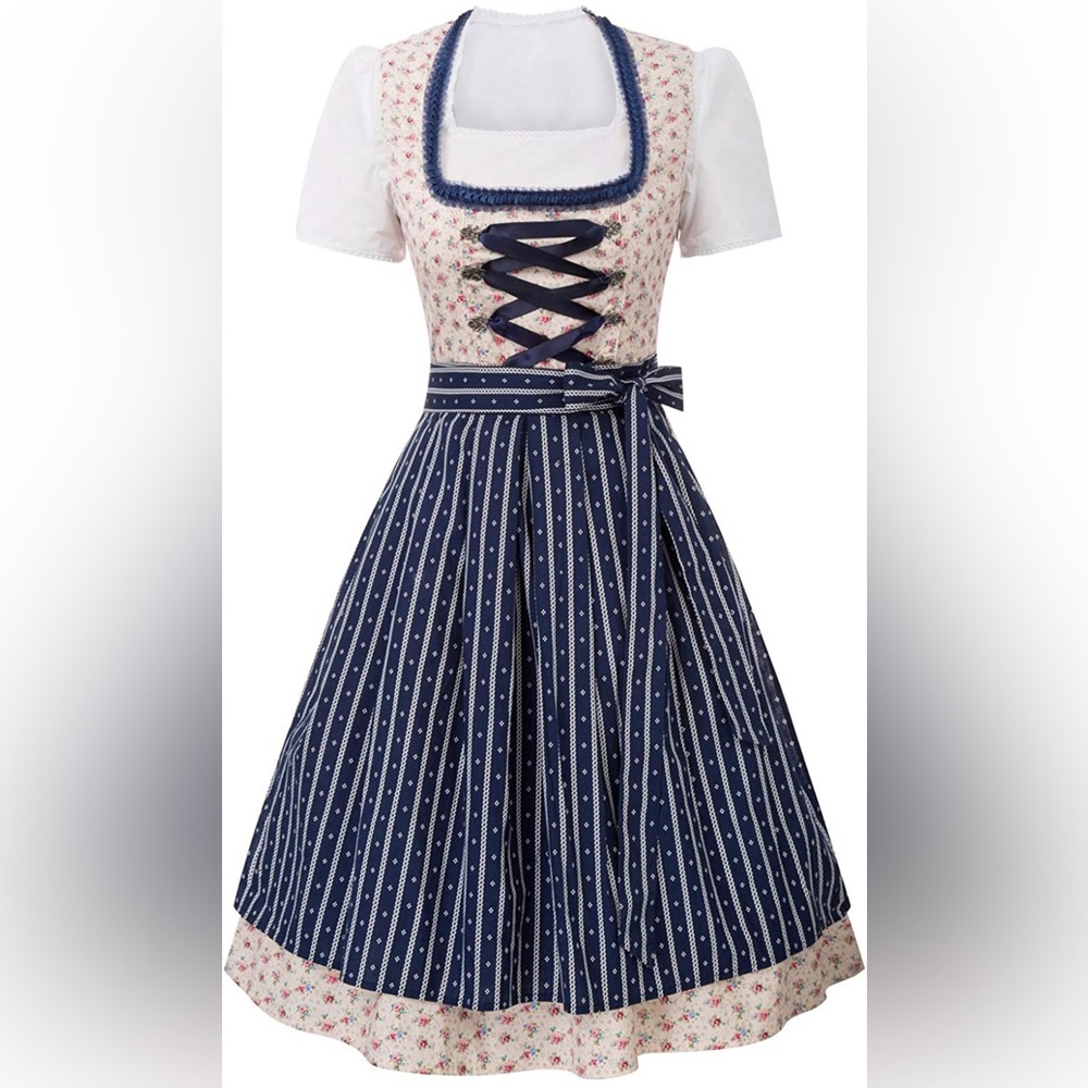 Beautiful german dirndl dress! Never worn, it was the wrong size. NWT